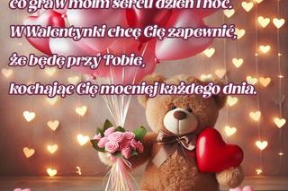 Walentynki 2024 - kartka z życzeniami