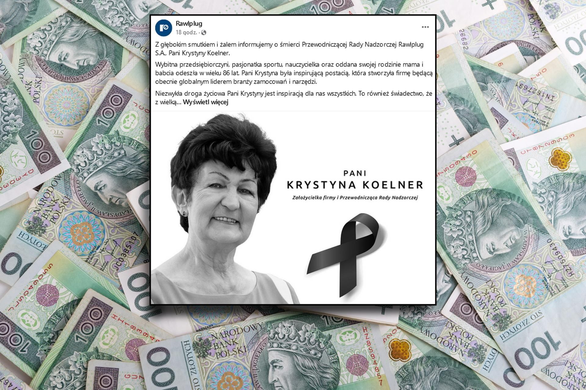 Nie żyje jedna z najbogatszych Polek! Zmarła Krystyna Koelner - Super