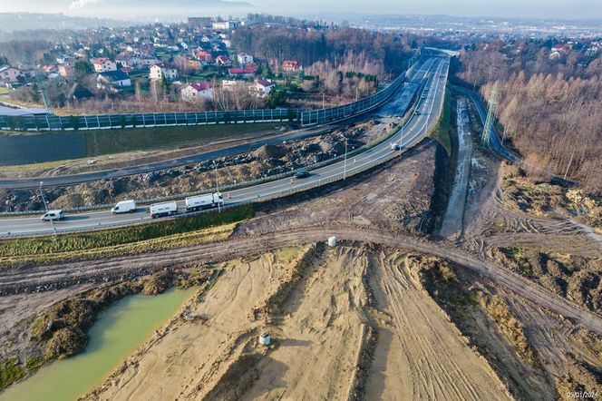 Zakręt idiotów na obwodnicy Bielska Białej