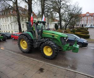 Protest rolników w Koszalinie
