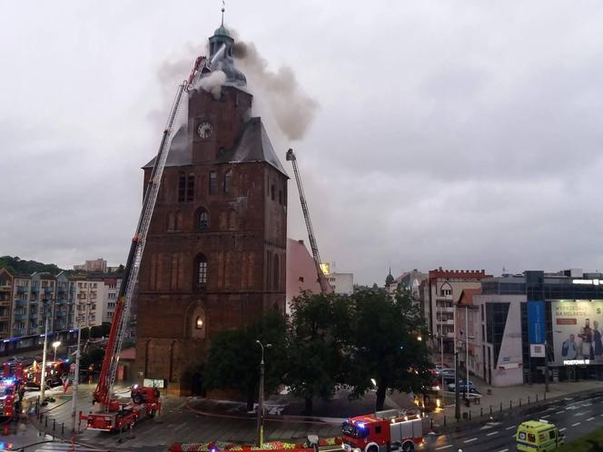 Pożar katedry Gorzów