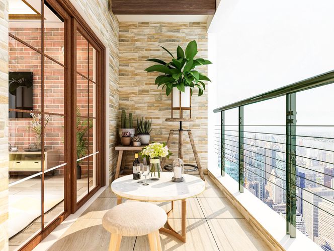 Nowoczesny balkon