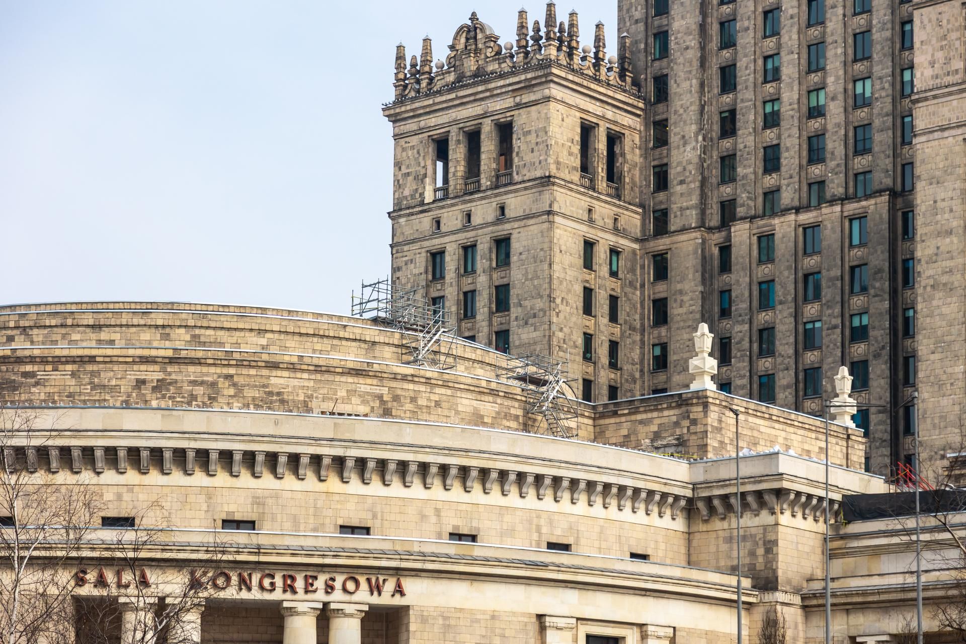 Sala Kongresowa w Warszawie - remont ma się zakończyć w 2026 roku