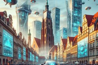 Polskie miasta przyszłości na obrazach AI