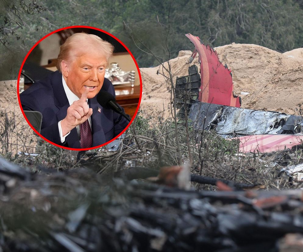 Donald Trump ma domysły na temat katastrofy samolotu! Może to sprawdźcie