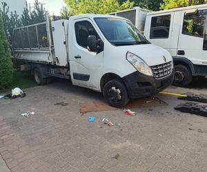 Mężczyzna przygnieciony przez samochód! Lądował śmigłowiec LPR