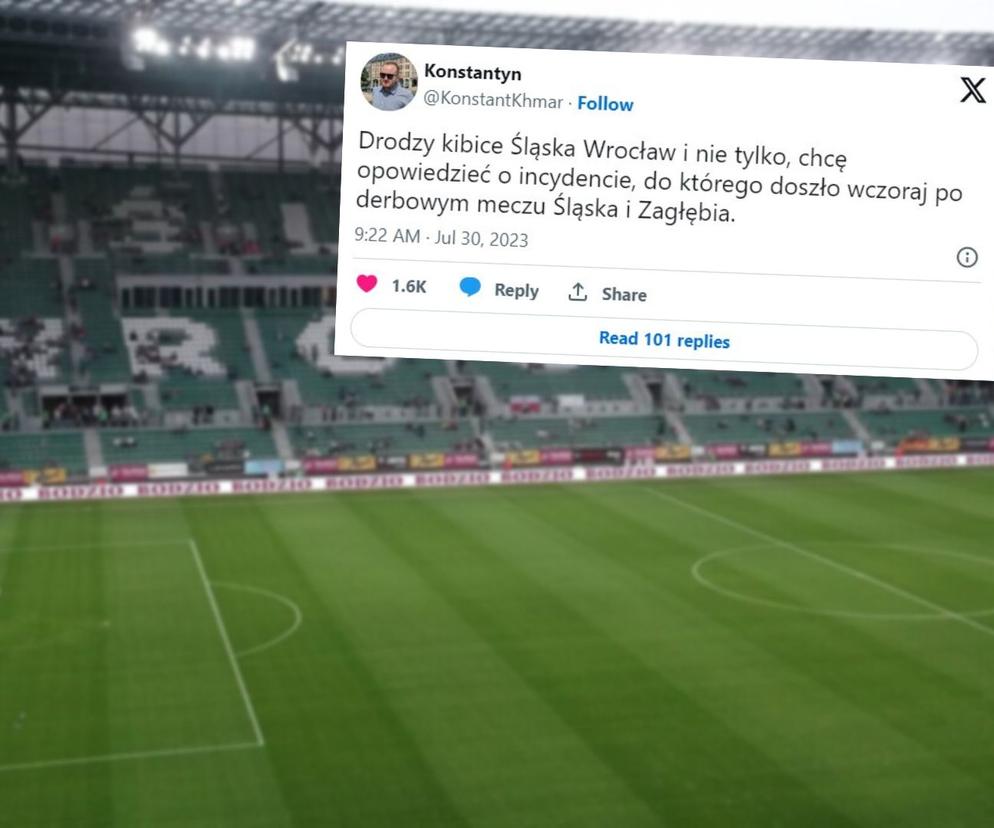 Białorusin kibicuje Śląskowi Wrocław. Wyrwano mu szalik, bo nie jest godzien. Klub reaguje na zdarzenie