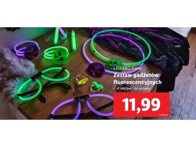 Lidl - gadżety fluorescencyjne