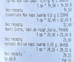 Paragony grozy z turystycznych aptek