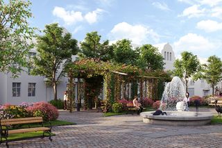 Wizualizacje rynku w Czaplinku po przebudowie