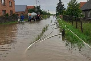 Bączylas w pow. gostyńskim walczy z wodą