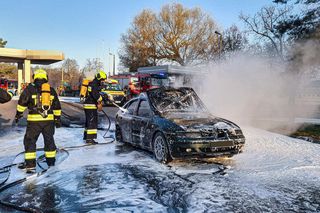 Młody mężczyzna spłonął na stacji benzynowej. Co było przyczyną tragedii?
