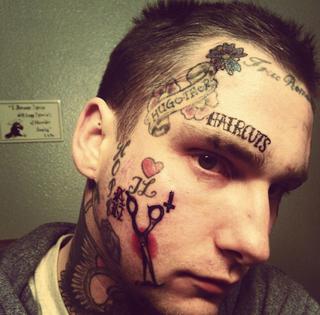 Najgorsze tatuaże na twarzy. Im chyba odbiło!