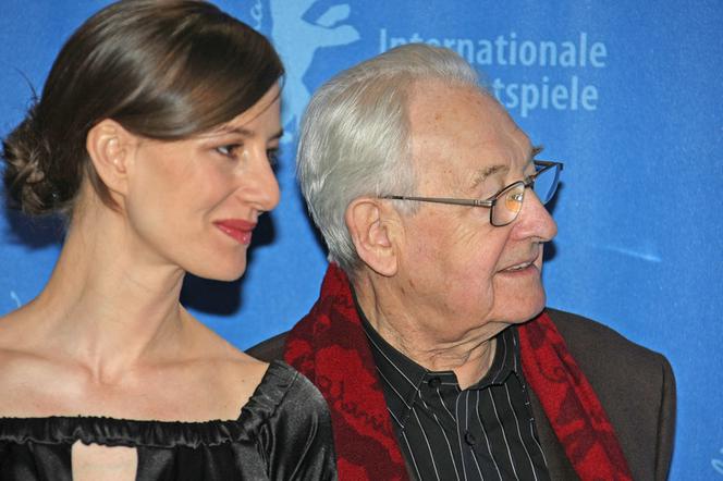 Andrzejj Wajda i Maja Ostaszewska