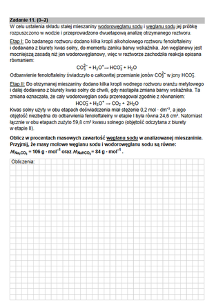 Matura rozszerzona 2022 chemia - arkusz PDF