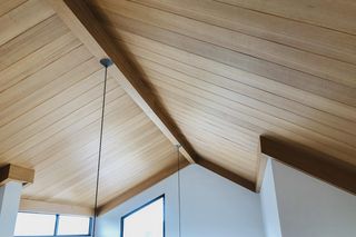 Drewniany sufit