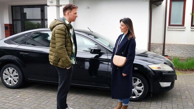 	Barwy szczęścia odc. 3054. Kasia (Katarzyna Glinka),  Łukasz (Michał Rolnicki)