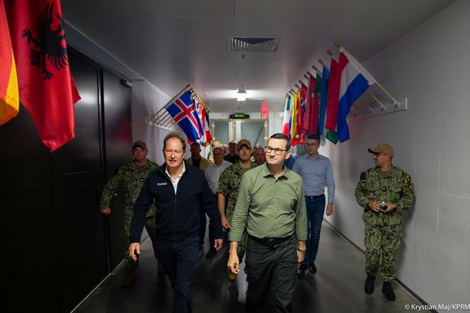 Wizyta premiera Mateusza Morawieckiego w Bazie Tarczy Antyrakietowej w Redzikowie