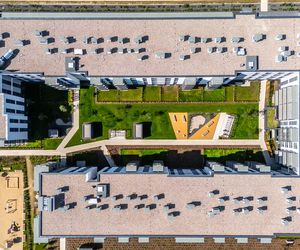 Nowe osiedla na pograniczu Kamionka i Grochowa w Warszawie