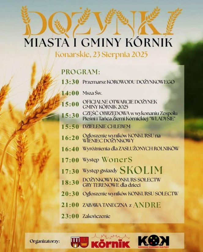 Dożynki w powiecie poznańskim 2025