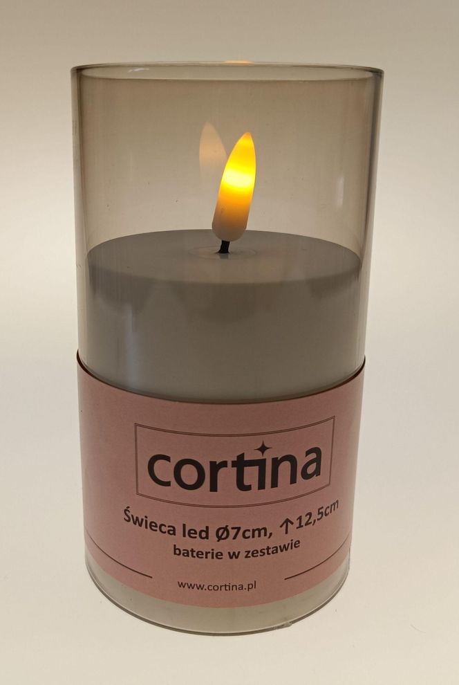 Ekologiczne znicze nagrobne – świeca LED Cortina zasilana baterią (Cortinapoland.pl)