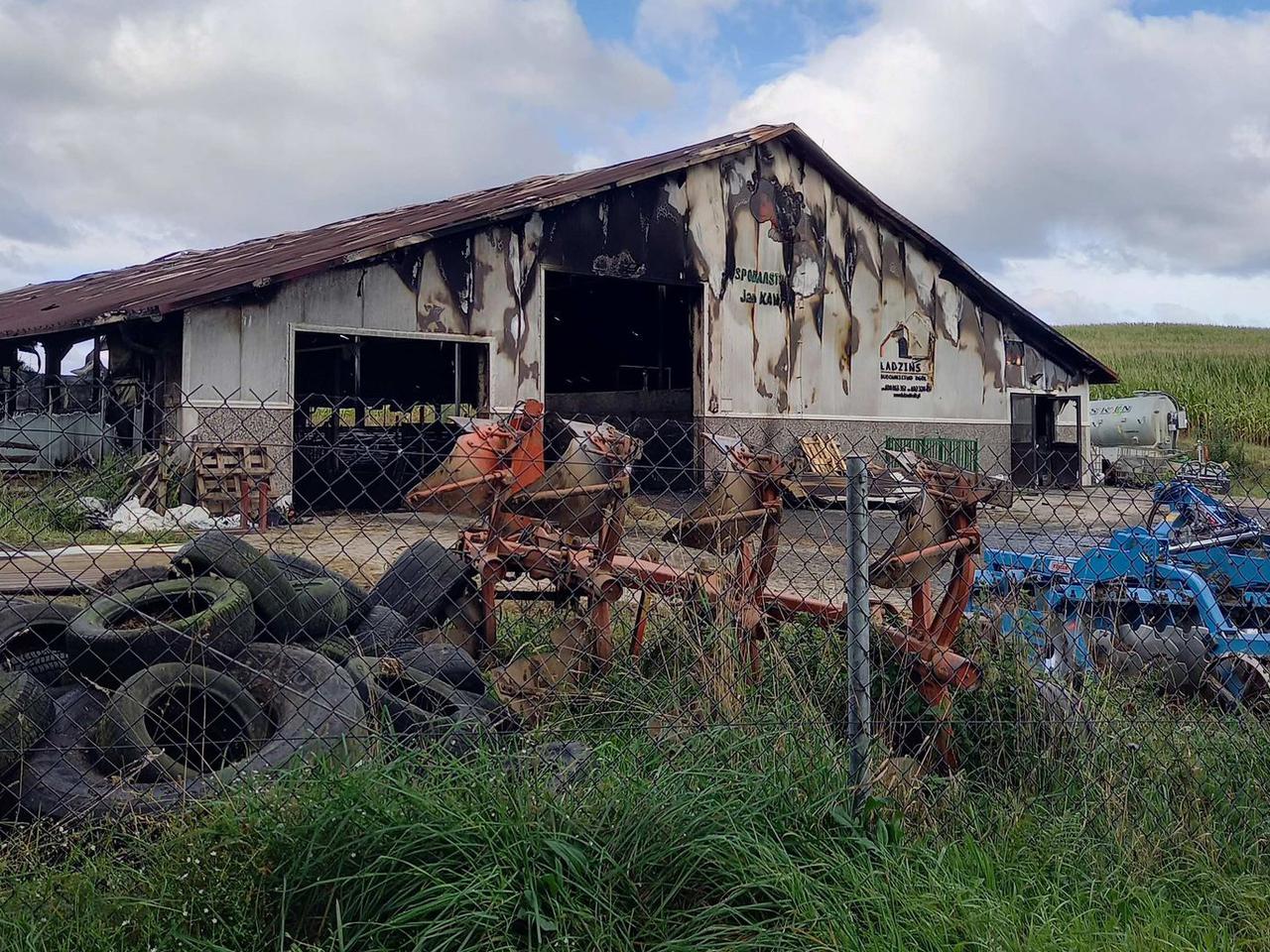 Pożar obory w Bartnikach. 146 sztuk bydła konało w męczarniach!