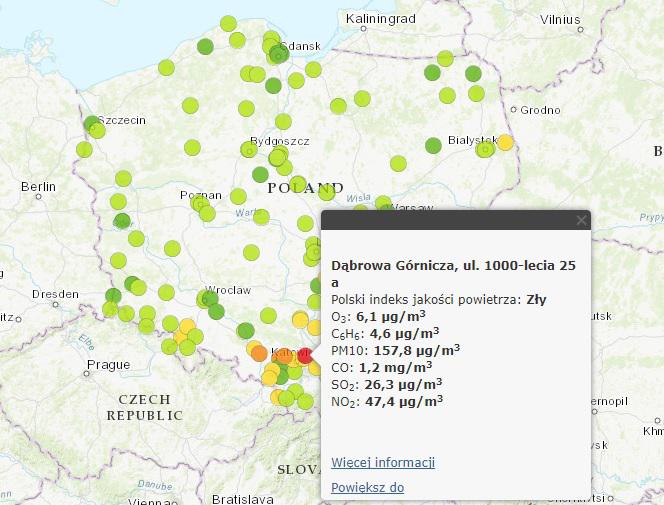 Smog w Polsce - mapa miast, w których nie da się oddychać