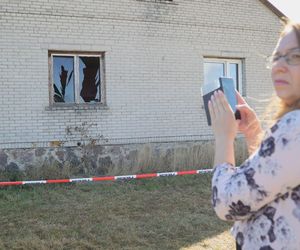 Wybuch wojskowego drona uszkodził budynki. Ludzie są zszokowani