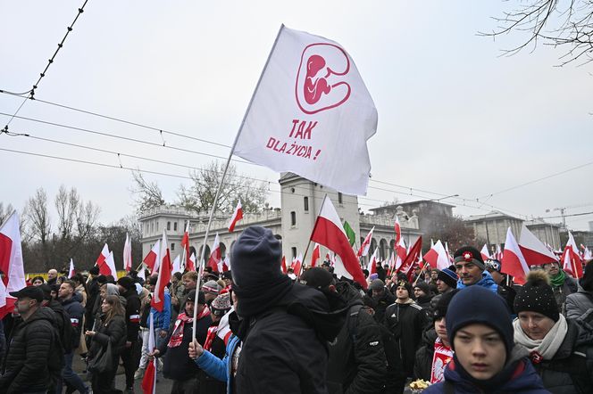 Transparenty na Marszu Niepodległości 2024