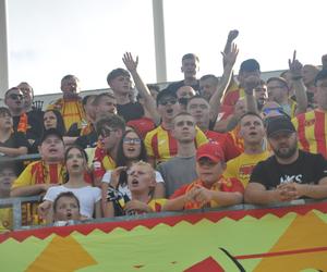 Korona Kielce - Cracovia. Zdjęcia kibiców podczas meczu. 10 sierpnia 2024