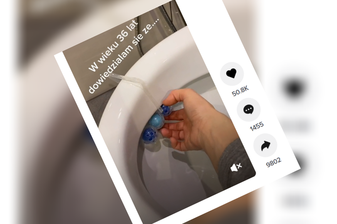 Jak poprawnie używać zawieszek do WC? Wideo z TikToka stało się hitem internetu