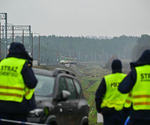 Miejsce uszkodzonych torów