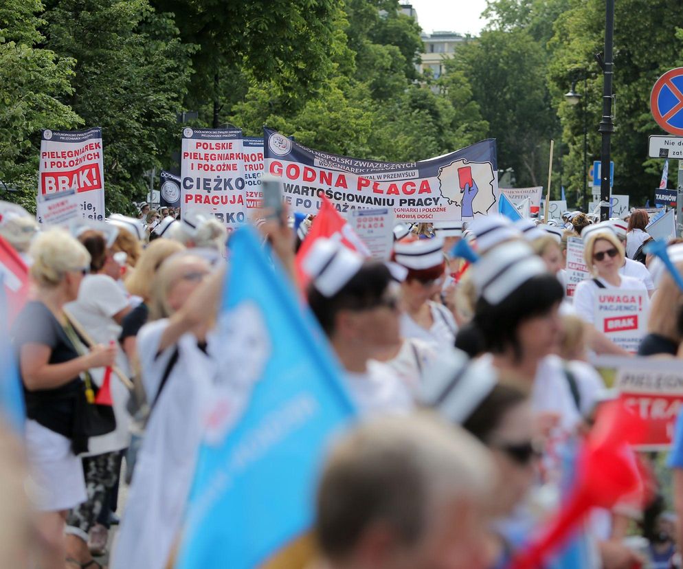 protest pielęgniarek