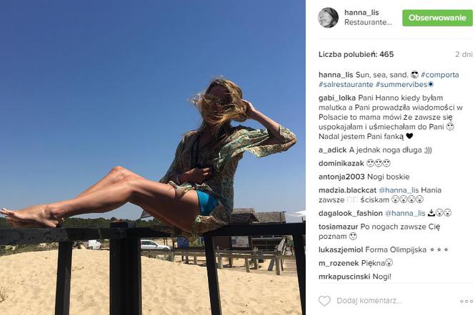Hanna Lis na wakacjach w Portugalii