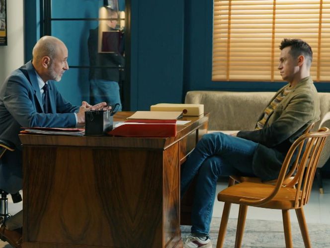 Barwy szczęścia, odcinek 3181: Błażej (Piotr Ligienza), Kornel (Jakub Bohosiewicz)