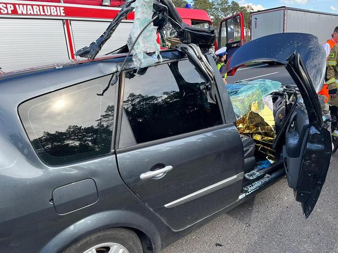 Zderzenie osobówki z ciężaróką na autostradzie A1! Wśród poszkodowanych 14-latek [ZDJĘCIA] 