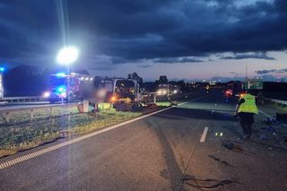 Poważny wypadek na S17 w kierunku Warszawy