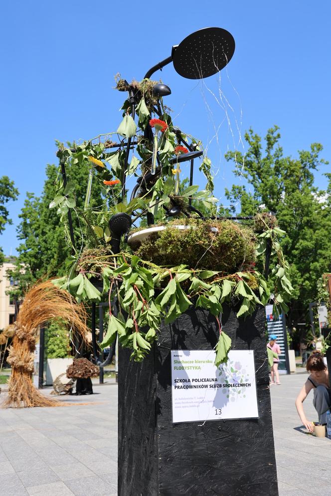 Weekend z florystyką w Lublinie. Zobacz imponujące roślinne instalacje w centrum miasta!