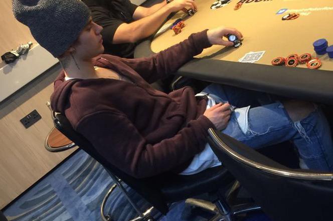 Justin Bieber w kasynie