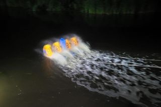 Działania służb wojewody na rzece Wkrze