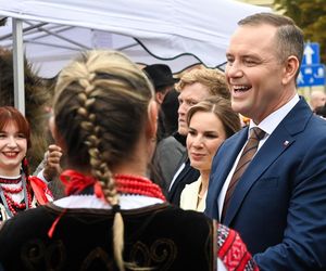 Marta Nawrocka na Dożynkach Prezydenkich