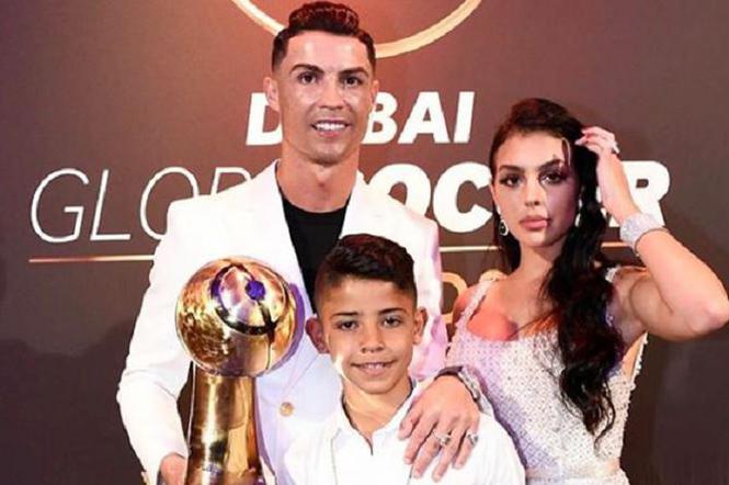 Cristiano Ronaldo i Georgina Rodriguez z synem