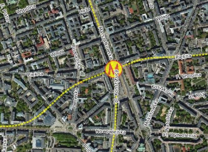 Metro M5 – stacja Plac Konstytucji