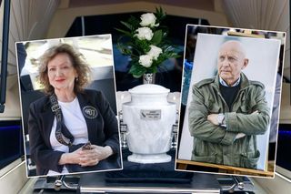 Co to za znak? Ewa Florczak tak pojawiła się na pogrzebie Jerzego Dziewulskiego. Pożegnała kolegę z planu 07 zgłoś się