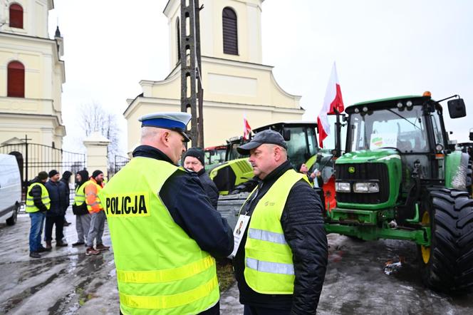 Protest rolników w Zbuczynie