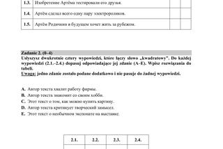 Matura 2020: J. rosyjski - poziom podstawowy [ARKUSZ, ODPOWIEDZI]