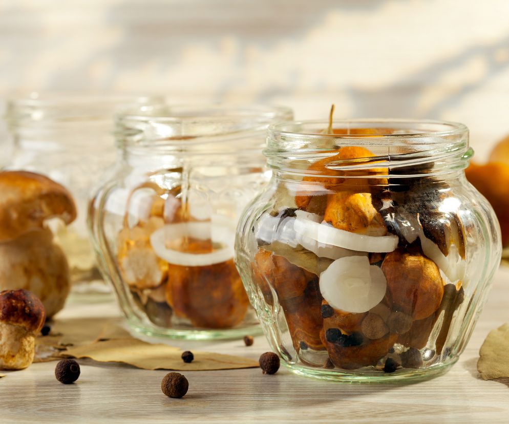 Grzyby marynowane w occie - przepis babci