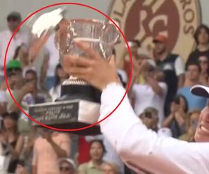 Zaczęła celebrować triumf w Roland Garros i... Puchar zdemolowany