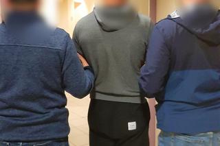 Zatrzymanie pseudokibiców po meczu Cracovii z Widzewem Łódź