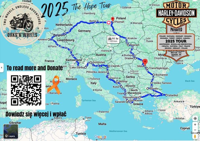 Motocyklowa misja dla Michała: 15 krajów w 30 dni